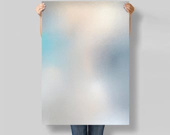 Frosted Gradient Photography Backdrop, Matte Vinyl Display Surface (70x100cm)