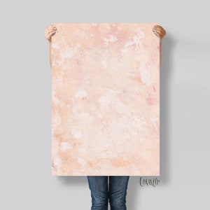 Stone Photography Backdrop concrete paint peach for Product, Instagram, Flat lay & Food Photography - Lov374