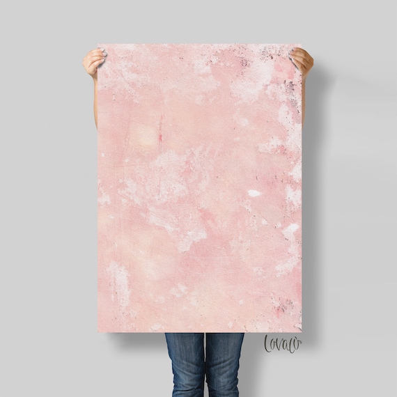 Stone Photography Backdrop concrete paint pink for Product, Instagram, Flat lay & Food Photography - Lov375