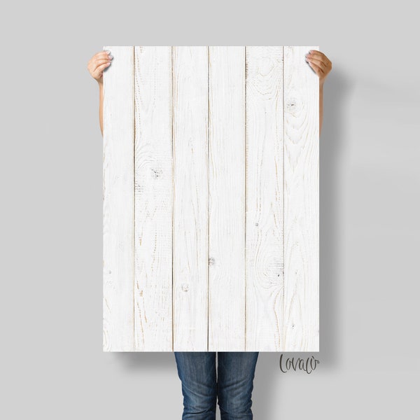 Photo Backdrop rustic wood PVC for food, Product, Instagram, Flat lay Photography - Lov3058