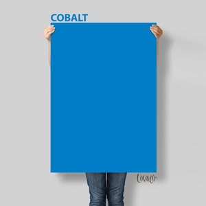 Blue Cobalt solid color Photography Backdrop for Product, Instagram, Flat lay, Social, New born & Food Photography - Lov4040