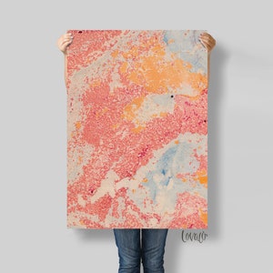 Photography Backdrop pink concrete wall for Food, Products, Instagram, Flat lay Photo - Lov3006