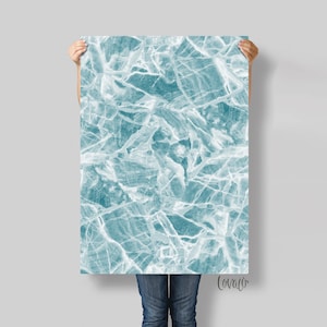 Turquoise Marble Vinyl Photography Backdrop: Flat Lay Food Socials