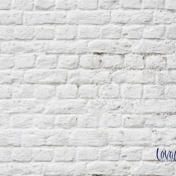 White Brick Backdrop Etsy