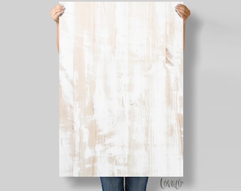 Shabby White Wood Photography Backdrop: Food, Product, Social Media