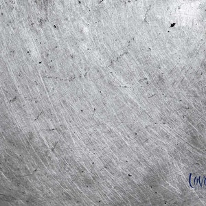 Vinyl Photography Backdrop silver steel for Product, Instagram, Flat lay & Food Photography - Lov823