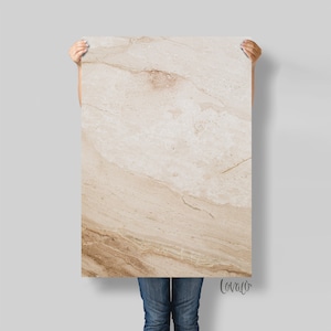 Food Photography Backdrop beige marble for Product, Instagram, Flat lay and still life Photography - Lov3039