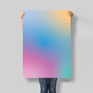 Gradient colors Photography Backdrop for Product, Instagram, Flat lay, Social, New born & Food Photography - Lov4027