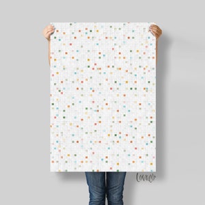 Photography Backdrop candy mosaic tiles for food, wedding, Product, Instagram, Flat lay & Food Photography - Lov3099