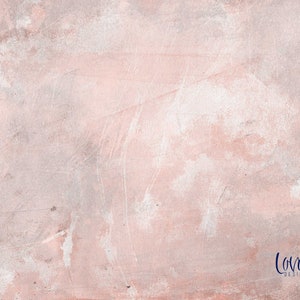Pale Pink Concrete Food Photography Backdrop: Vinyl Flat Lay Surface