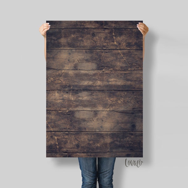 Photo Backdrop barn wood rustic for Product, Instagram, Flat lay & Food Photography - Lov834