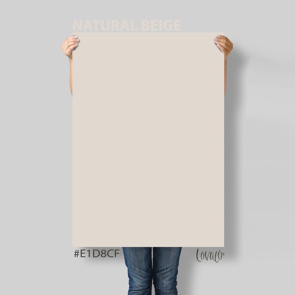 Natural Beige solid color Photography Backdrop for Product, Instagram, Flat lay, Social, New born & Food Photography - Lov4015