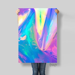 Iridescent Rainbow Photography Backdrop: Product & Food Styling