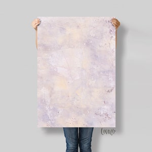 Stone Photography Backdrop peach and lilac for food, concrete paint for Product, Instagram, Flat lay & Food Photography - Lov378