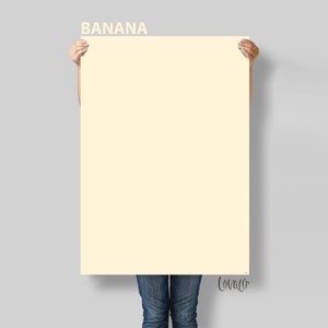 Banana Yellow Photography Backdrop: Food, Newborn, Product Photography