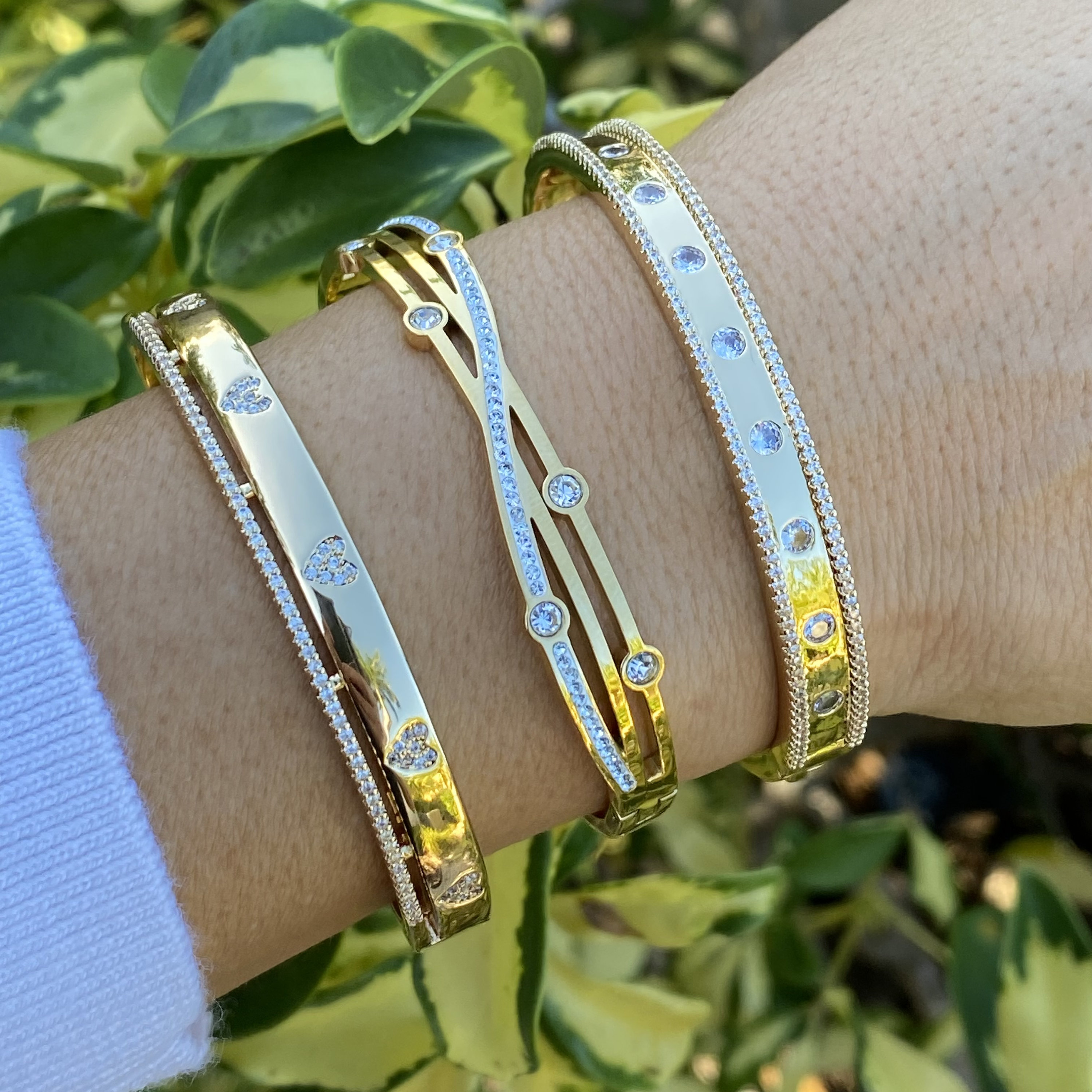 Plastic diamond bangles sale