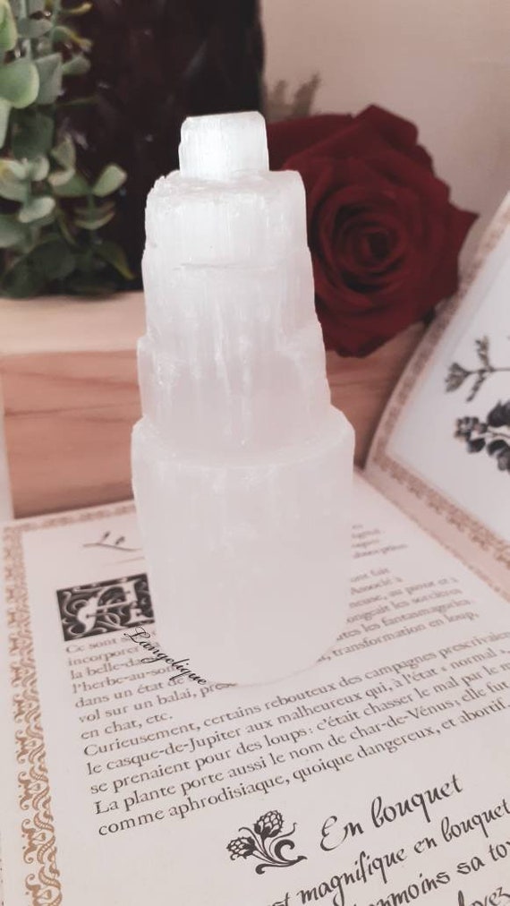 Pretty Selenite Tower Etsy
