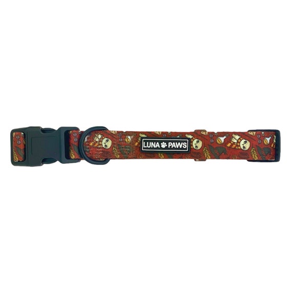 Dog Collar for Small Medium and Large Pets, Soft and Adjustable, Colorful Pet Collar, Puppy Collar (Dogwarts)