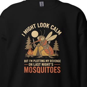 Funny Mosquito Life, Bug Lover Gift, Mosquito Brain, Trendy Insect Humor, I&#39;m Thinking About Mosquitoes, LP0033