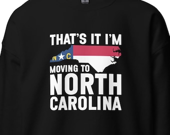 North Carolina Sweatshirt, North Carolina Tee,  North Carolina Gift, Carolina Sweatshirt, Gift For Her H2082