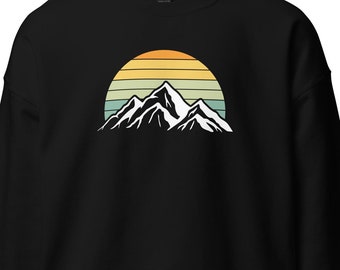 Mountain Shirt, Nature Gift, Hiking Apparel Men Women, Hiking Shirt for women or men , Christmas Gift, Outdoor Lover, Mountain Range H2272