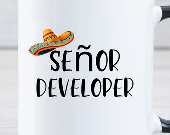 Senor Developer Gift, Developer Mug, Web Developer Mug Gifts For Him, Developer Coder Gifts, Gifts For Programmer, Web Developer Mug
