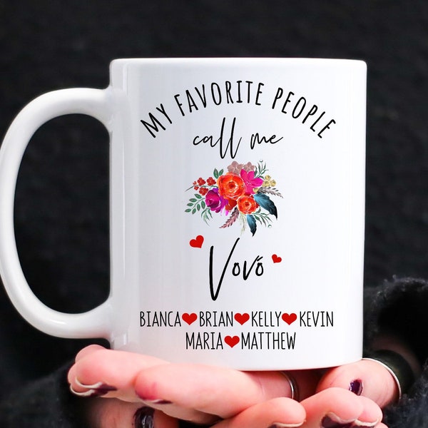 Personalized Vovó Gifts, Personalized Vovó Coffee Mug, Gifts For Vovó, Mother's Day Gift For Vovo, Portuguese Grandma Gifts, Vovo Gifts