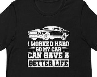 Car Lover Shirt, Car Lover Gift, Car Guy Gift, Race Car Shirt, Mechanic Shirt, Car Enthusiast Shirt, Vintage Car Shirt, Muscle Car T1896