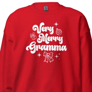 Gramma Christmas Sweatshirt, Gramma Christmas Shirt, Gramma Holiday Sweater, Gramma Christmas Shirt, Grandma Christmas Gift, Xmas C1083-3