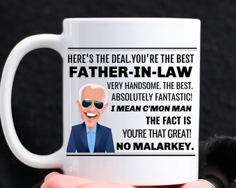 Biden Father-In-Law Mug, Father-In-Law Gift, Funny Father-In-Law Gifts, Father-In-Law Gag, Father Of The Bride Biden Father-In Law Mug