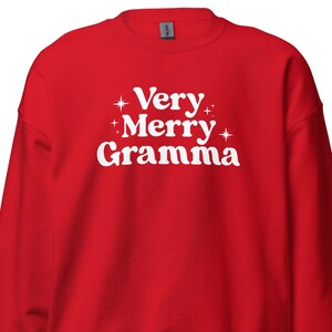 Gramma Christmas Sweatshirt, Gramma Christmas Shirt, Gramma Holiday Sweater, Gramma Christmas Shirt, Grandma Christmas Gift, Xmas C1083-2
