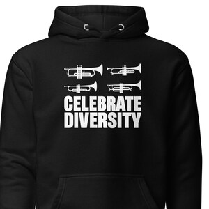 Trumpet Sweatshirt, Trumpet Gift, Cornet Sweatshirt, Cornet Lover Gift, Cornet Player Hoodie, Trumpet Player Gift, Brass Instrument H1725