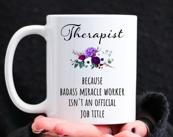 Therapist Gifts, Funny Therapist Mug, Therapist Birthday Gifts, Therapist Appreciation Gift Funny, Therapist Thank You Gift, Therapist Mug