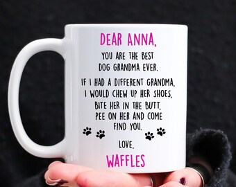 Personalized Dog Grandma Gift, Dog Grandma Mug, Grandma Dog, Dog Grandmother, Dog Grandma Coffee Mug, Dog Grandmother Best grandma Dog Ever