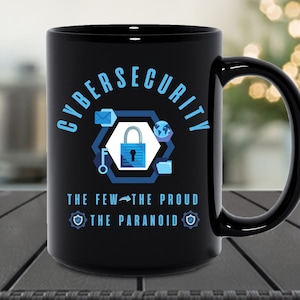 Funny Cybersecurity Mug, Cyber Security Gifts, Ethical Hacker Funny Gifts, Computer Network Security Solutions Gift, Computer Hacking Mug