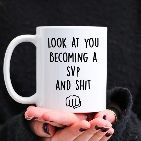 SVP Promotion Gifts, Senior VP Coffee Mug New Senior Vice President Gift Senior Vice President Boss Gift Idea SVP Promotion Future svp Gift