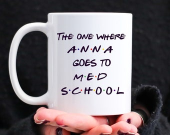 Personalized Med School Gifts, Medical School Gifts, Medical School Mugs, Med Student Gifts, Custom Gifts For Med School Student, Med School
