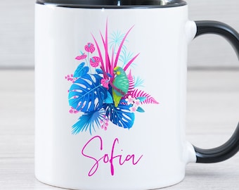 Exotic Bird Mug, Exotic Bird Coffee Mug, Bird Gifts For Women, Exotic Bird Gifts, Bird Lover Gifts, Bird Mug, Gifts For Her, Custom Name Mug