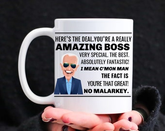 Boss Gifts, Gifts For Boss, Biden Boss Mug, Funny Boss Gifts, Boss Gag Gift, Boss Mug, Boss Cup For Best Boss Ever, Best Boss Ever Gift