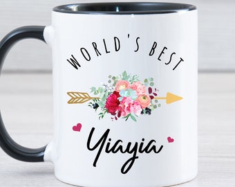 Yiayia Gifts, Yiayia Coffee Mug, Gifts For Yiayia Yaya Gifts Yia Yia Coffee Mug World's Best Yiayia Gift Mug Greek Grandma Gifts Grandmother