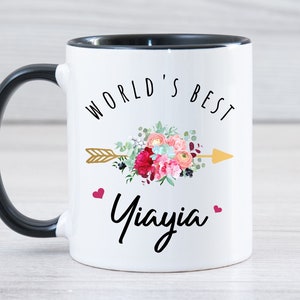 Yiayia Gifts, Yiayia Coffee Mug, Gifts For Yiayia Yaya Gifts Yia Yia Coffee Mug World&#39;s Best Yiayia Gift Mug Greek Grandma Gifts Grandmother