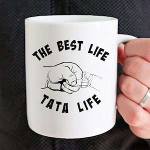 Tata Gifts, Tata Coffee Mug, Gifts For Tata, Arabic Grandpa Gifts, Tata Life Mug, New Tata Gift, New Papa Mug, Grandpa Coffee Mug, Grandpa