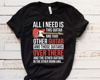 Guitar Lover Gift, Guitar Shirt, Guitarist Gift, Gift For Guitar Player Gift, Guitar Lover Gift, Guitarist T-Shirt, Guitar Gifts T1016