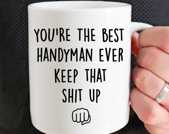 Handyman Gifts, Handyman Mug, Gifts For Handyman Appreciation, Funny Handyman Gift Mug Handyman Birthday Gag Gift Handyman Thank You Gift