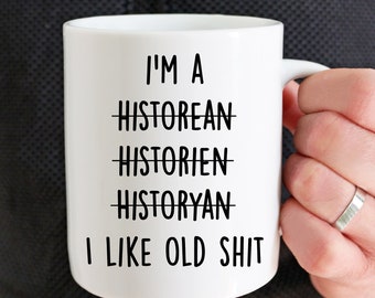 Historian Gift For Men And Women, Historian Gifts, Historian Coffee Mug, Funny Historian Gift Historian Funny Definition History Lover Gift