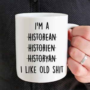 Historian Gift For Men And Women, Historian Gifts, Historian Coffee Mug, Funny Historian Gift Historian Funny Definition History Lover Gift