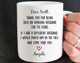 Personalized 50th Wedding Anniversary Gifts Punch In The Face 50th Anniversary Gifts 50th Anniversary Gifts For Husband/Wife