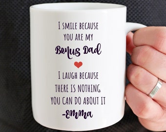 Bonus Dad Mug, Bonus Dad Gifts, Bonus Dad Gifts For Fathers Day From Daughter Son Best Bonus Dad Mug, Bonus Dad Coffee Cup,Birthday Gag Gift