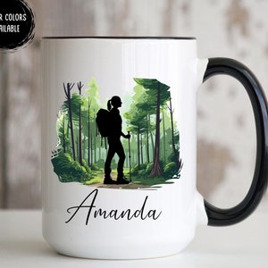 Hiking Gifts, Hiking Mug, Hiker Coffee Mug, Hiker Gifts, Gifts For Climber Hiker, Outdoor Enthusiast Gift Idea, Hiking Gifts For Women