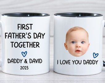First Father's Day Gift, New Dad Gift Mug, 1st Father's Day Mug Personalized Photo Of Baby Mug For Dad, New Baby Photo New Baby Picture Gift